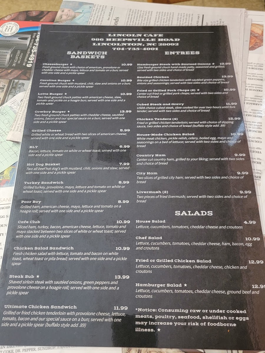 Lincoln Cafe & Catering Menu - Image 6